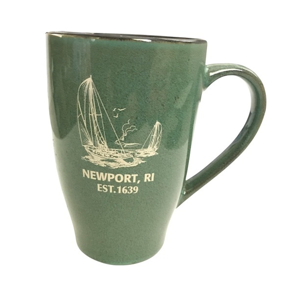 Newport Rhoda Island Nautical Sailboat Coffee Mug - Picture 2 of 6